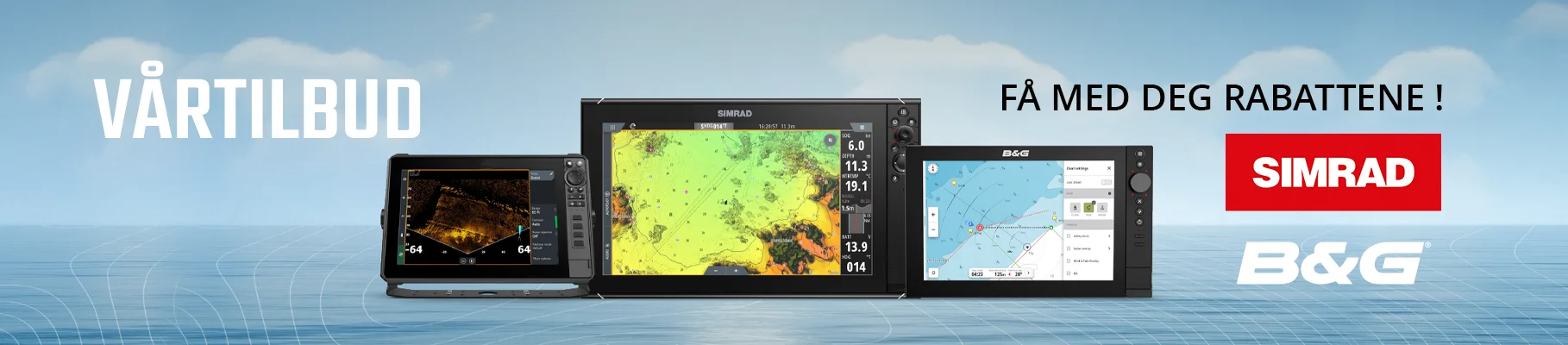 Vårkampanje på SIMRAD, B&G og C-MAP - Vårbesparelser - Spring Savings 2026